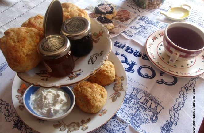 Cornish cream tea