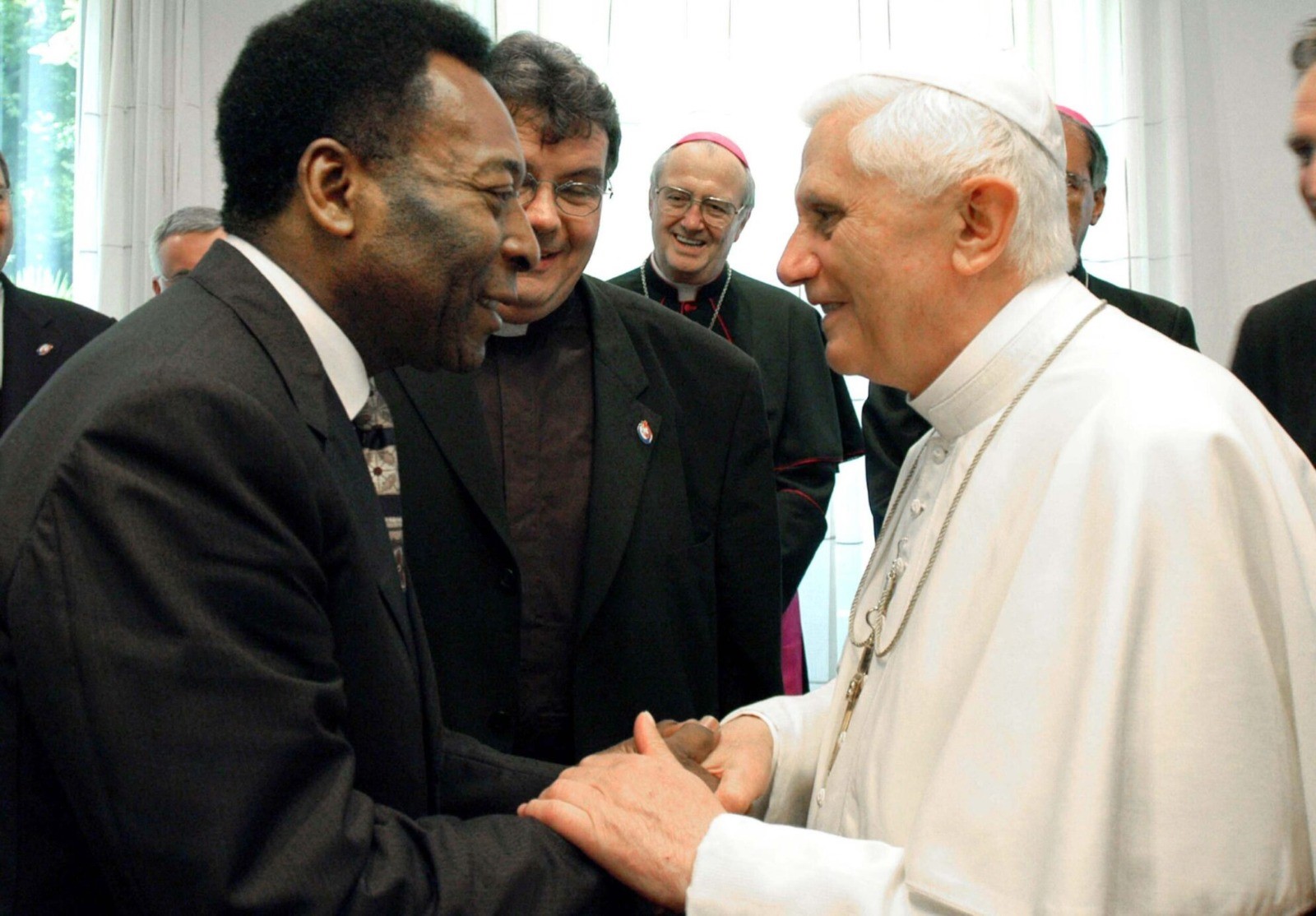 pele ratzinger incontro