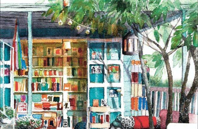 Alba Donati e la sua La libreria sopra la collina